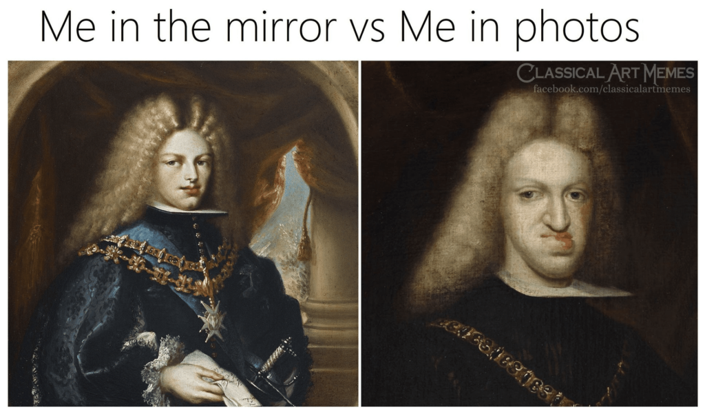Me in the mirror