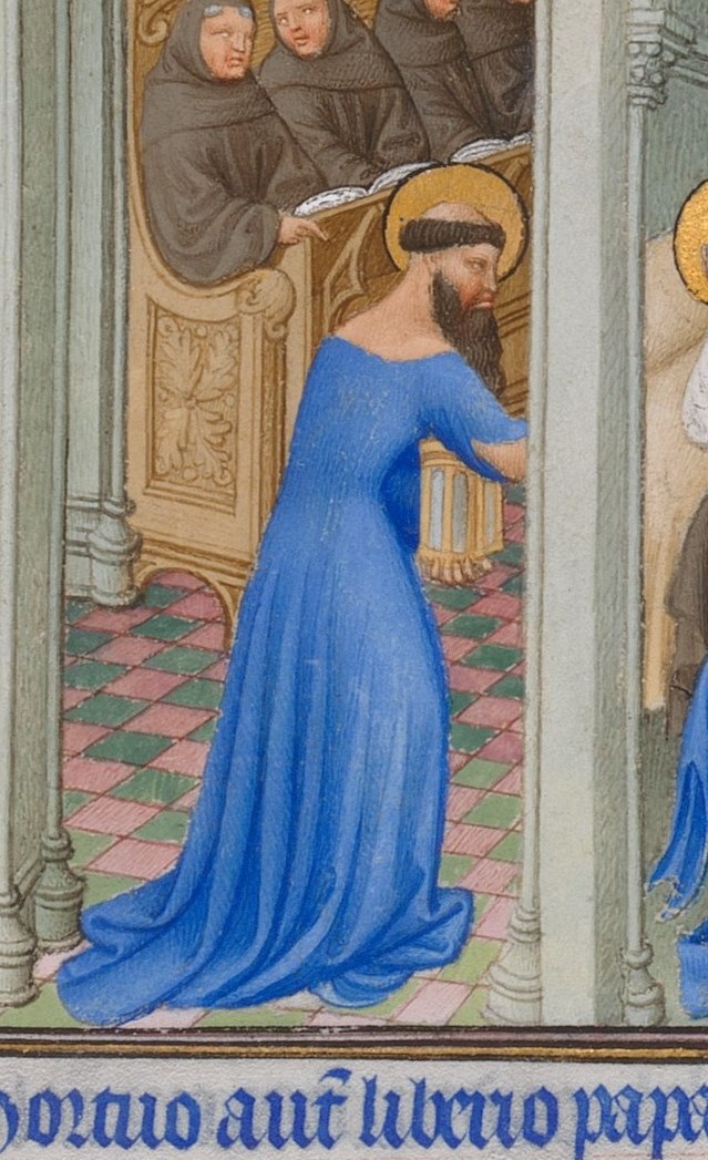 Jérôme de Stridon représenté dans le Manuscrit des Belles Heures du duc de Berry